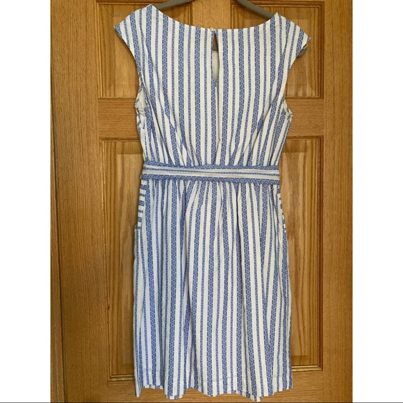 NWOT Target Merona Preppy Spring Dress w Pockets M - Picture 2 of 4